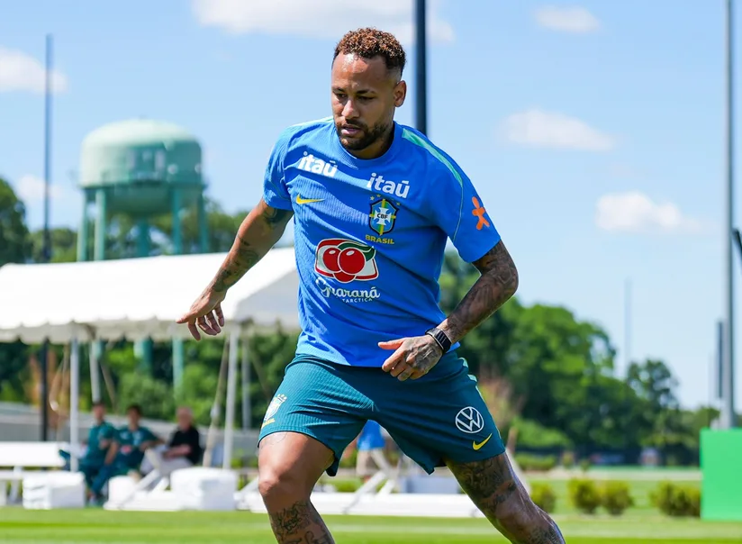 Neymar returns to training at Brazil World Cup 2026 camp in New Jersey after calf injury