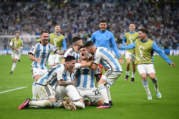 Argentina Team Celebration World Cup