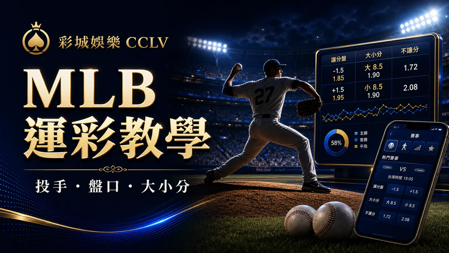 MLB 運彩教學2026|投手數據、牛棚狀態、盤口與大小分完整指南